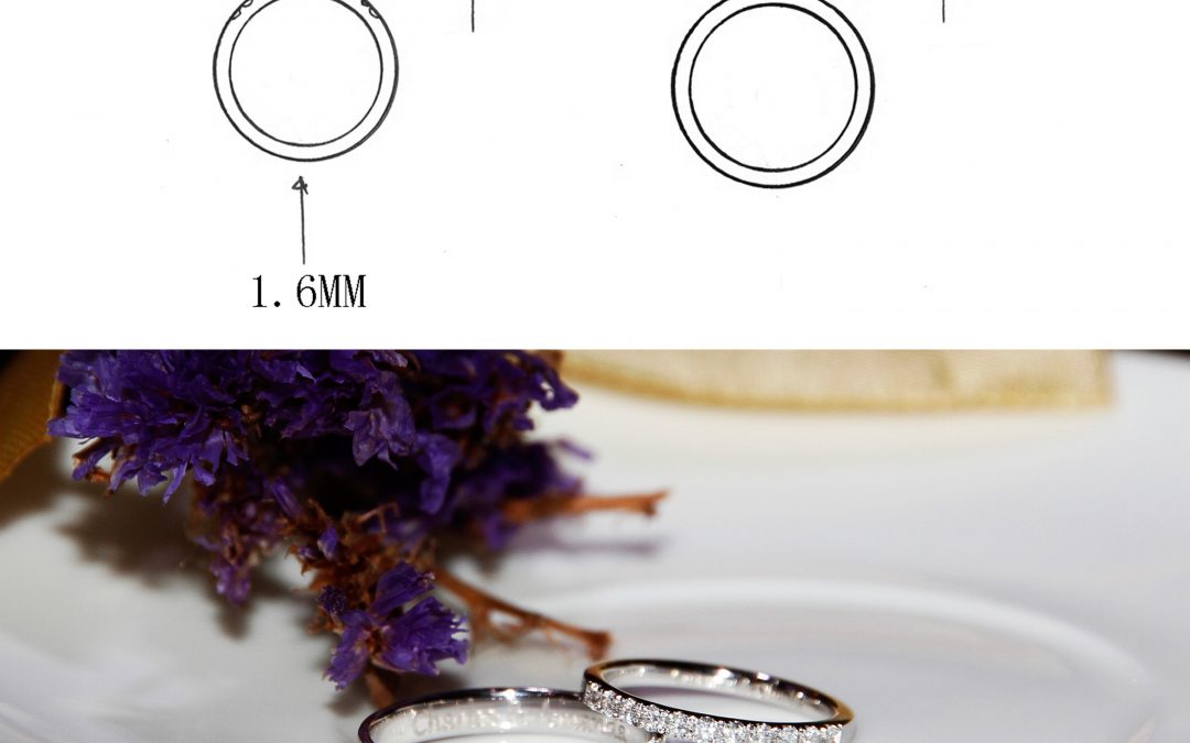 Customize a Pair of Classic and Diamonds Eternity Wedding Bands