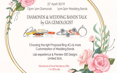 Diamonds & Wedding Bands Talk by GIA Gemologist
