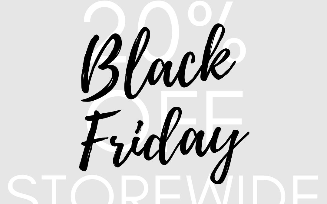 eClarity Black Friday Sale! 20% Off Storewide