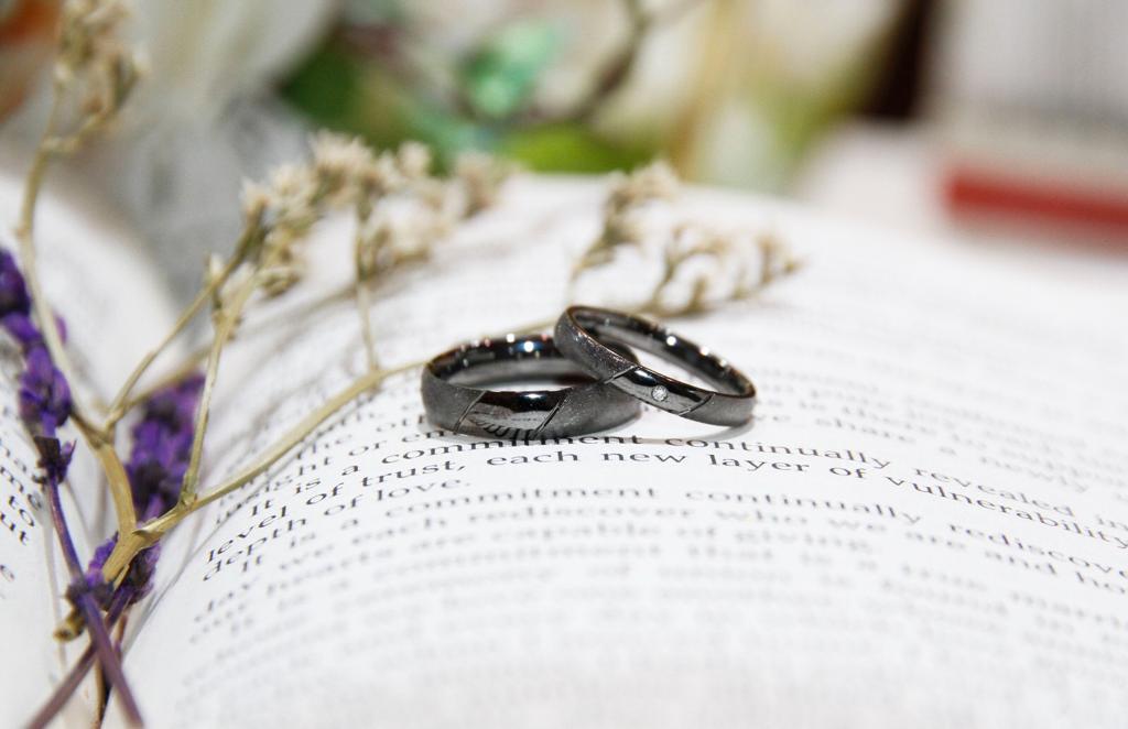 eClarity Black Wedding Bands Collection