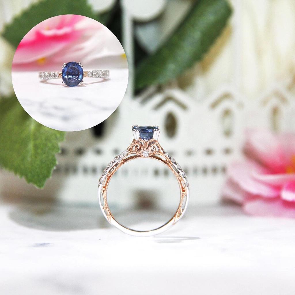 eClarity Vintage Ring Setting Designs Collection in 18k Gold eClarity
